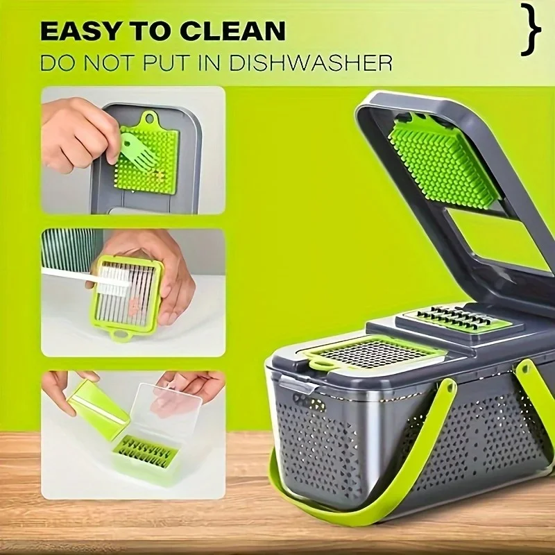 22-in-1 Multifunctional Vegetable Chopper – Kitchen Food Slicer & Cutter