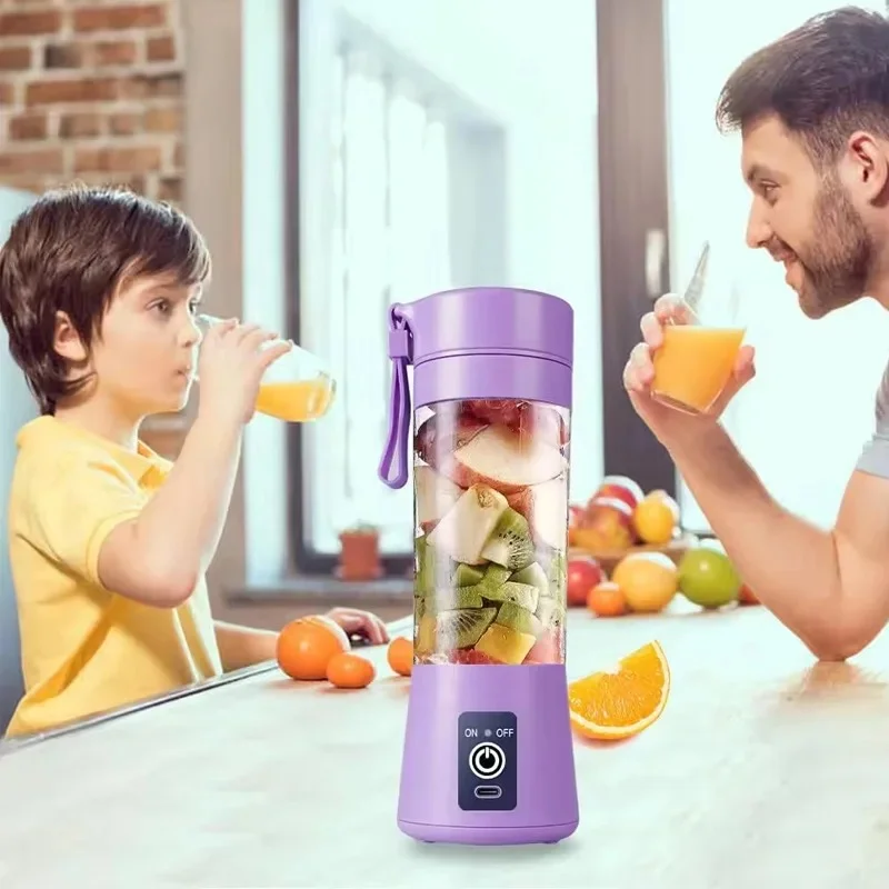 Portable Electric Juicer – USB Rechargeable Mini Blender
