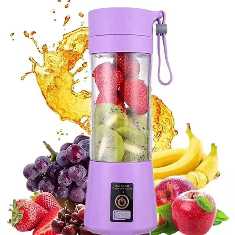 Portable Electric Juicer – USB Rechargeable Mini Blender