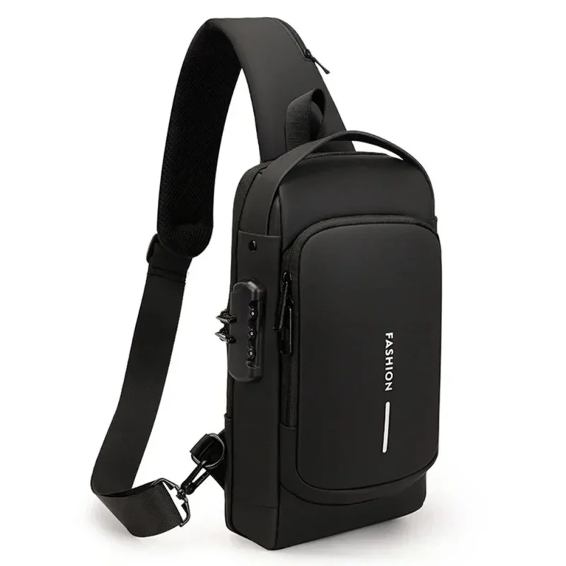 Black Cross Shoulder Fashion Sport Bag for Men & Women