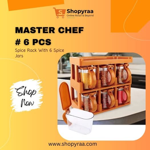 Master Chef # 6 Pcs Kitchen Utensil Set – Premium Cooking Tools