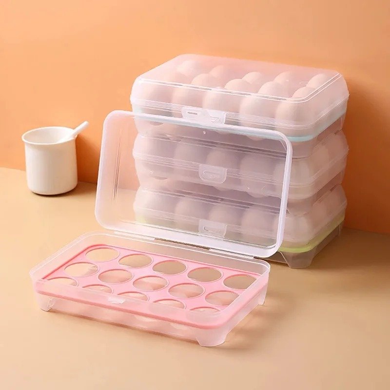 15 Grid Egg Tray (Classic) – Durable Egg Storage Organizer