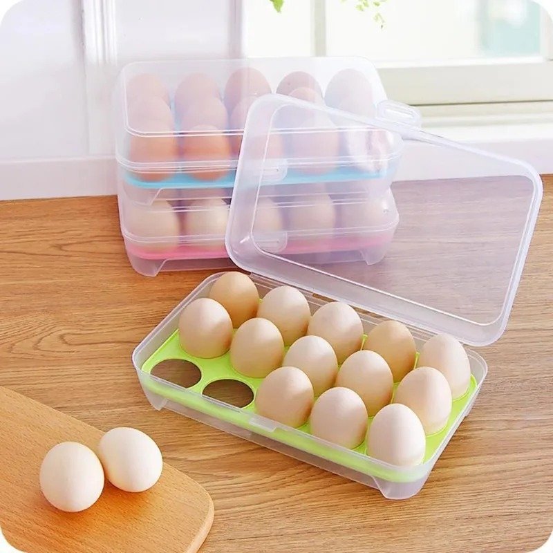 15 Grid Egg Tray (Classic) – Durable Egg Storage Organizer